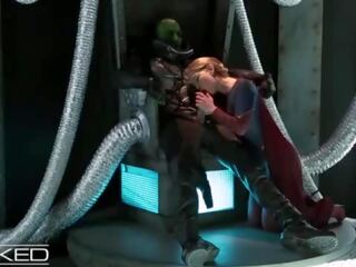 Wickedparodies - supergirl seduces braniac în anal porno