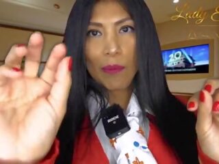 Asmr sensual- concupiscent privado flight attendant