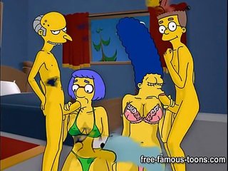 Simpsons hentai raske orgia